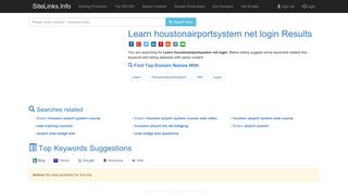 Learn houstonairportsystem net login Results For Websites Listing