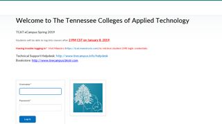 Tennessee Colleges of Applied Technology: Login