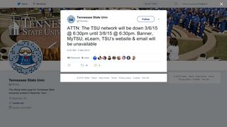 Tennessee State Univ on Twitter: 