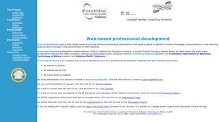 eLearning Alabama: Online Professional Development for Educators