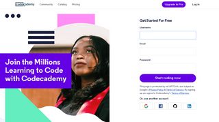 Codecademy: Learn to Code - for Free