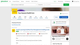 Four Seasons Health Care - Good E-Learning & Staff but Poor ...