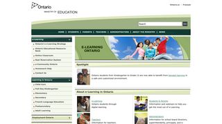 e-Learning Ontario - Ministry of Education