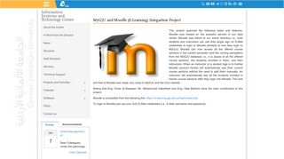 MyGJU and Moodle (E-Learning) Integartion Project | German ...