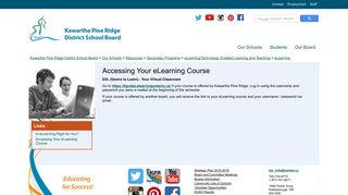 Accessing Your eLearning Course