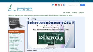 eLearning - Kawartha Pine Ridge District School Board