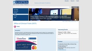 Tools | Office of Clinical Trials (OCT) | Albert Einstein College of ...