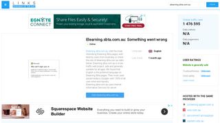 Visit Elearning.sbta.com.au - Something went wrong.
