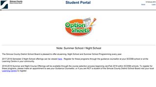 Student Portal - Simcoe County District School Board