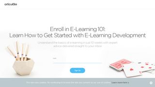 Sign Up for E-Learning 101 - Articulate