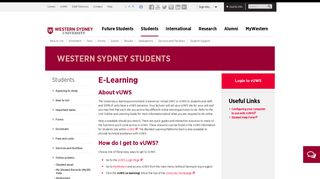 E-Learning | Western Sydney University