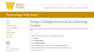 Giving a Colleague Access to Your Elearning Content | Technology ...