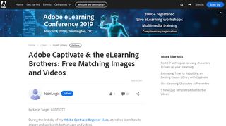 Adobe Captivate & the eLearning Brothers: Free Matching Images and ...