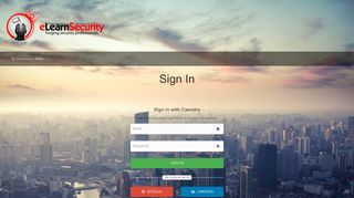 Sign In - eLearnSecurity Community