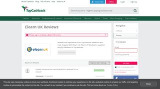 Elearn UK Reviews and Feedback from Real Members - TopCashback