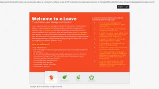 Welcome to e-Leave | Free Online Leave Management System