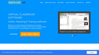 Virtual Classroom Software | Online Training Software | Electa LMS