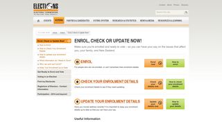 Enrol, Check or Update Now! | Electoral Commission - Elections NZ