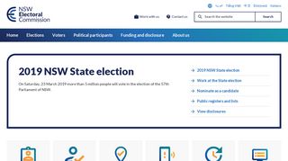 NSW Electoral Commission: Home