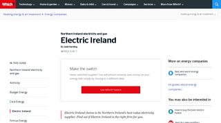 Electric Ireland - Which?