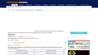 Electricfix | Electricians Forum | Talk Electrician Forum ...