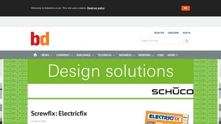 Screwfix: Electricfix | Archive Titles | Building Design