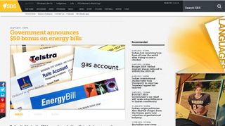 Government announces $50 bonus on energy bills | SBS Your ...
