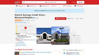 Electro Savings Credit Union - Maryland Heights - Banks & Credit ...