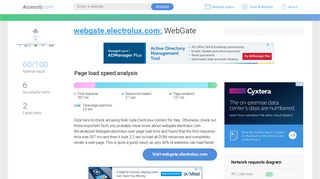 Access webgate.electrolux.com. WebGate