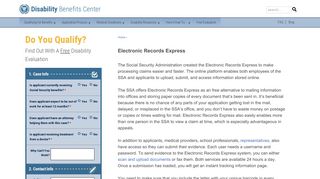 What is the Social Security's Electronic Records Express?