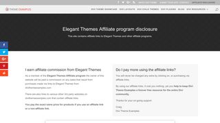 Elegant Themes Affiliate program • Divi Theme Examples