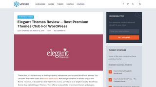 Elegant Themes Review & Coupon: 86 Themes for $69 (+ 20% OFF)