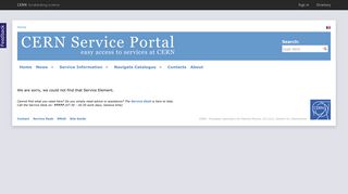 Supplier Relationship Service | CERN Service Portal