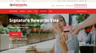 Signature Rewards Visa | Elements Financial