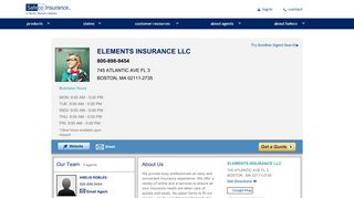 Elements Insurance Llc - Boston, MA Insurance Agent