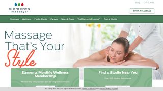 Massage Therapy with The Elements Promise™ | Elements Massage™