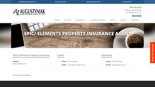 EPIC/ Elements Property Insurance Agent in FL | Augustyniak ...