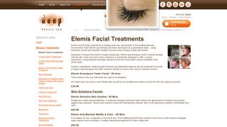 Elemis Facial Treatments / Beauty Treatments / Beauty spa / Deep ...