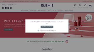 ELEMIS UK | Luxury Skincare and Body Care | Official Site -