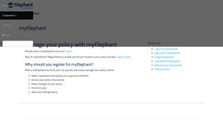 myElephant - Manage Your Policy - Elephant Insurance