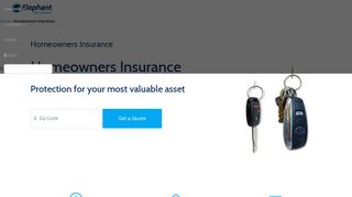 Homeowners Insurance | Quote online & save with Elephant Insurance