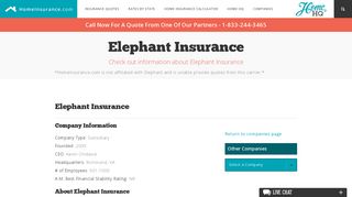Elephant Insurance | Insurance Companies - Homeinsurance.com