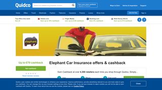 Elephant Car Insurance Cashback, Voucher Codes & Discount Codes ...