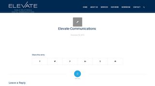 Elevate-Communications - Elevate Communications