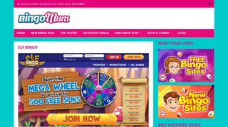 Elf Bingo | Claim up to 500 FREE Spins on Fluffy Favourites!