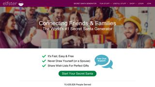 Elfster: Secret Santa Generator | Online Gift Exchange App