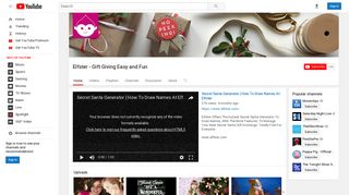 Elfster - Gift Giving Easy and Fun - YouTube