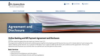 Online Banking and Bill Payment Agreement and Disclosure