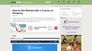 How to Get Started with a Course on Eliademy: 5 Steps - wikiHow