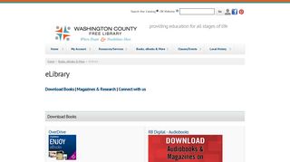 eLibrary | Washington County Free Library